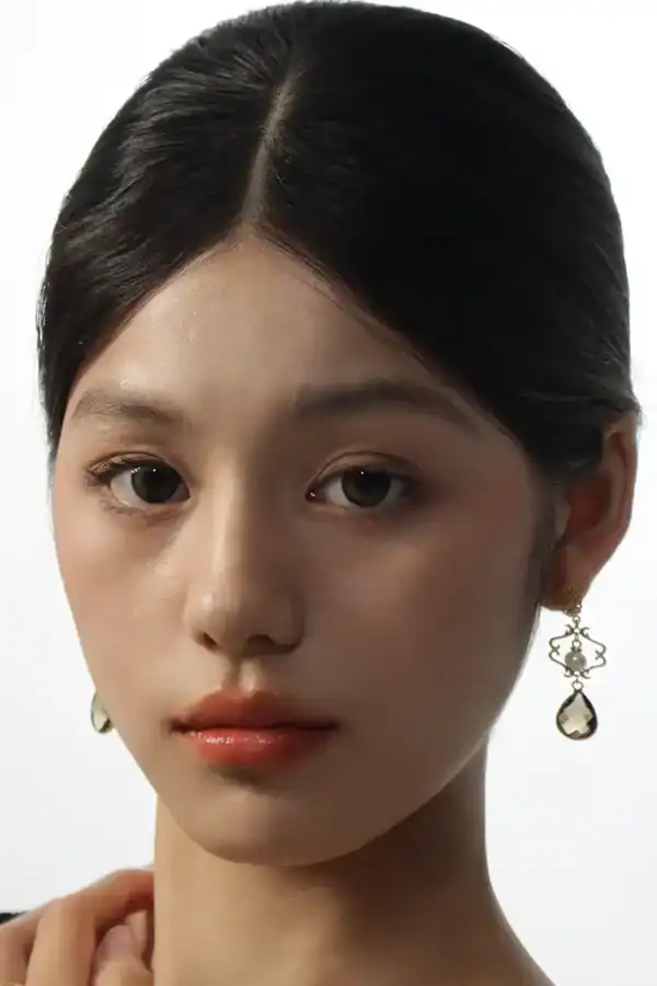 華麗水滴耳環