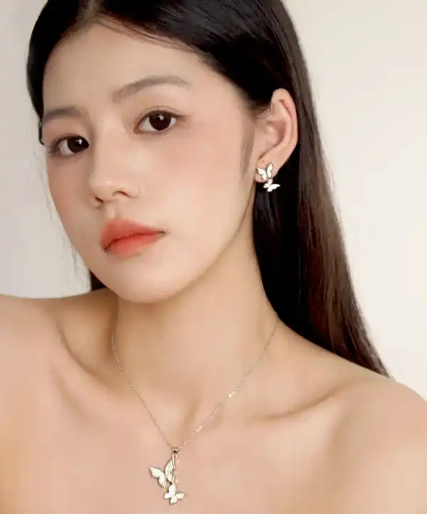 雙蝶飛舞 二件組