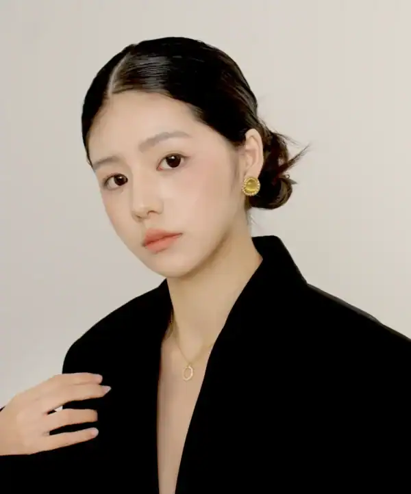 貓眼耳環 • 金：圖片 3